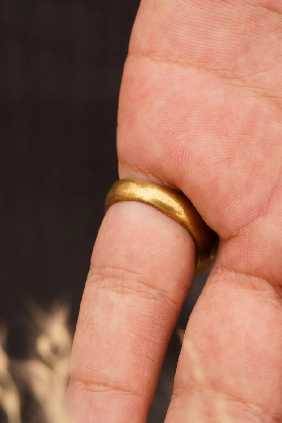 Circle of dragon warrior brass men’s ring Adjustable - Image 3