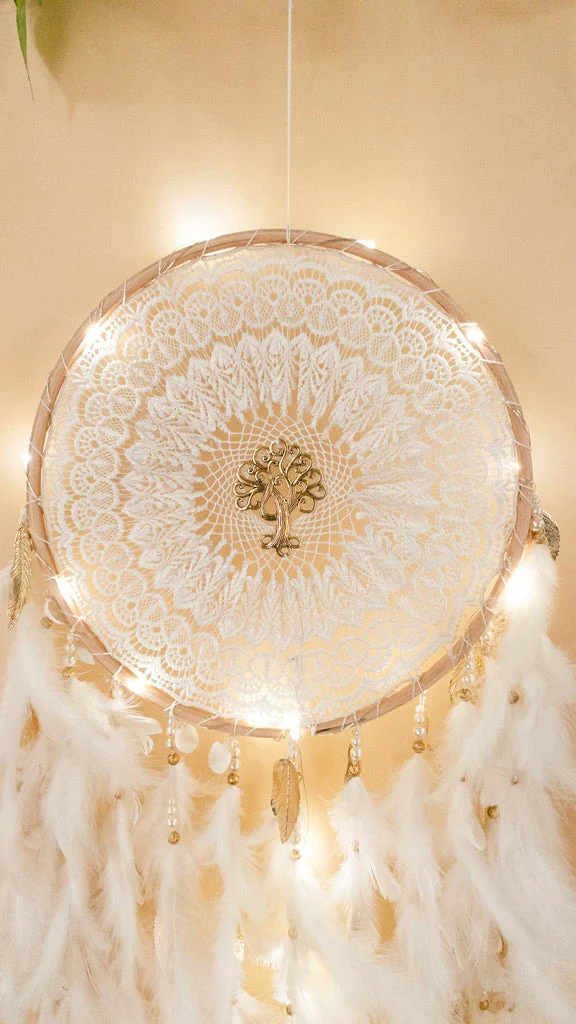 Full moon LED Dreamcatcher - Image 6