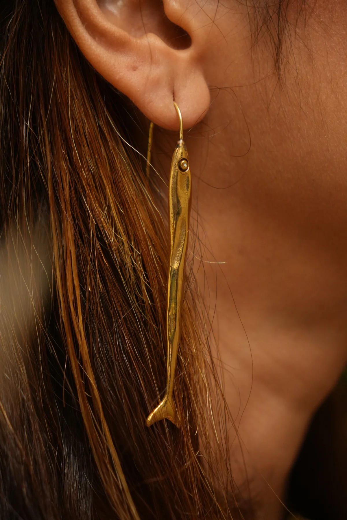Hanger fish drop earrings - Image 2