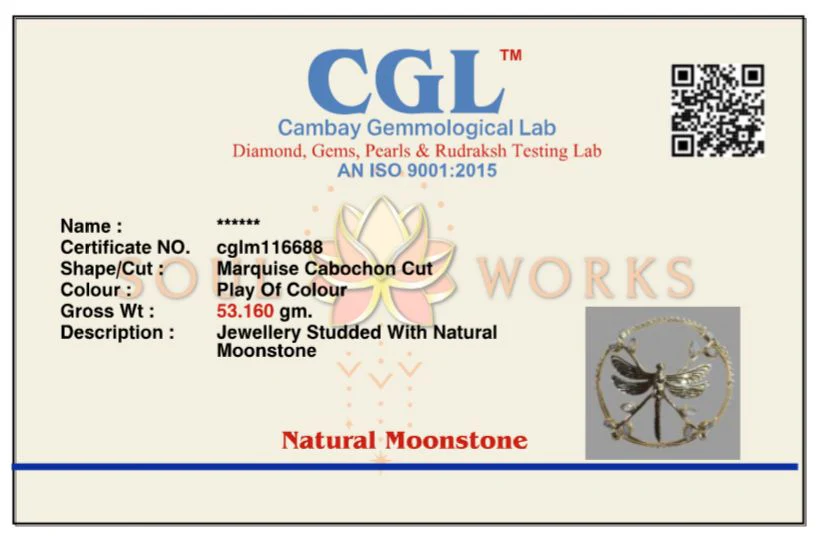 Moonstone dragonfly hair bun - Image 14