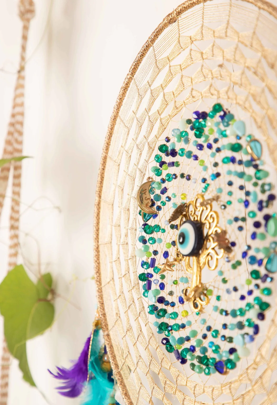 Royal evil eye dreamcatcher - Image 3