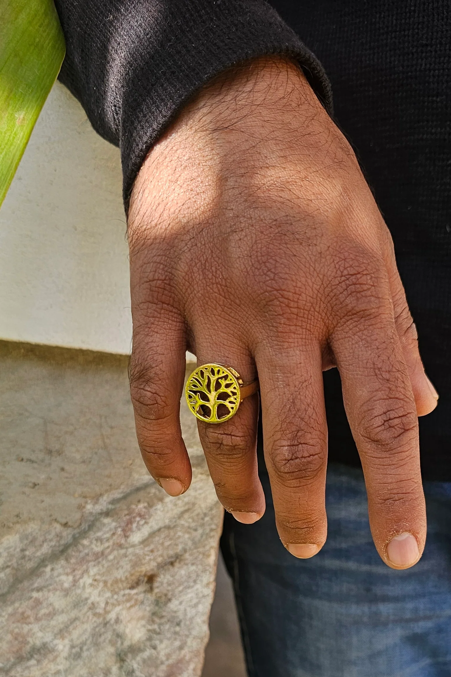 Tree Of Life Adjustable ring. Size 6-8 - Image 6